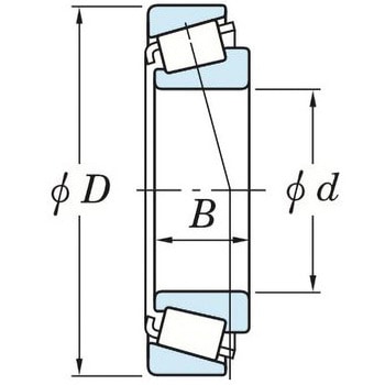 [32206] 円すいころ軸受 エスコ