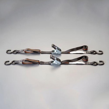 25mmx2.4m/226kg ベルト荷締機(2本組) エスコ