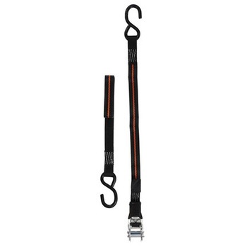 25mmx2.4m/226kg ベルト荷締機(2本組) エスコ