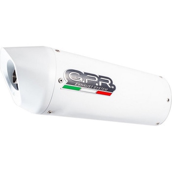 Original For Mv Agusta F3 800 2013/16 E3 Homologated スリッポンエキゾースト  Catalized Albus Ceramic GPR Exhaust (ジーピーアールエキゾースト)