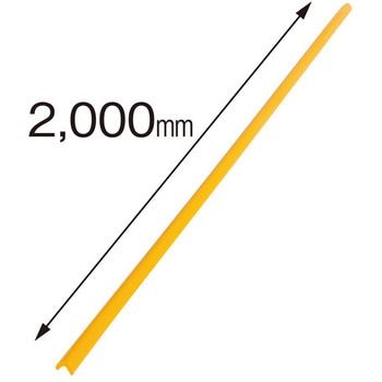 15x15x2000mm クッションガード(黄) エスコ