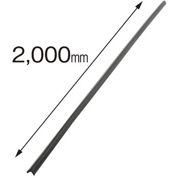 15x15x2000mm クッションガード(黒) - エスコ