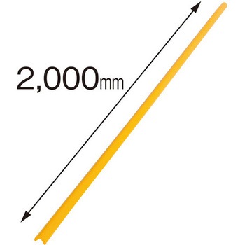 22x22x2000mm クッションガード(黄) エスコ