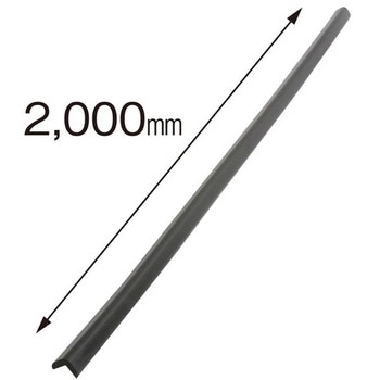 22x22x2000mm クッションガード(黒) エスコ