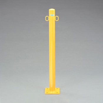 Φ60.5x850mm バリケードスタンド(スチール製・フック付) エスコ