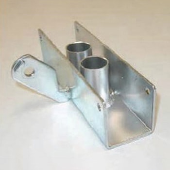 200x115x74mm フェンスジョイント(サポートパイプ取付用 エスコ
