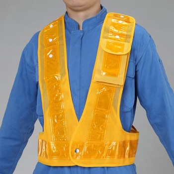 安全ベスト(多機能・黄/ゴールド) エスコ