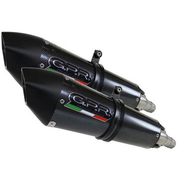 Original For Suzuki Hayabusa 1300 2001/06 Pair Homologated スリッポンエキゾースト  Gpe Ann.Poppy GPR Exhaust (ジーピーアールエキゾースト)