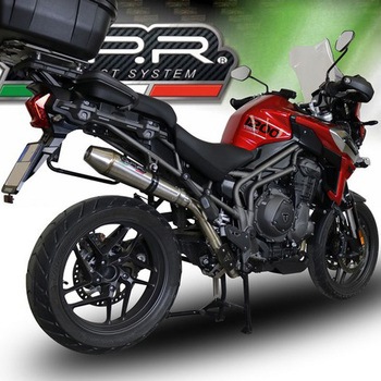Original For Triumph Tiger 1200 Explorer 2011/16 E3 Homologated スリッポンエキゾースト  Mx-Cone GPR Exhaust (ジーピーアールエキゾースト)