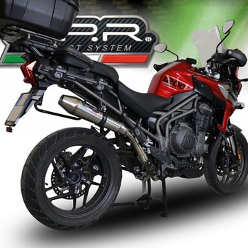 Original For Triumph Tiger 1200 Explorer 2017/20 E4 Homologated スリッポンエキゾースト  Mx-Cone GPR Exhaust (ジーピーアールエキゾースト)