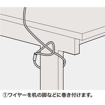 セキュリティスロット用ロック エスコ