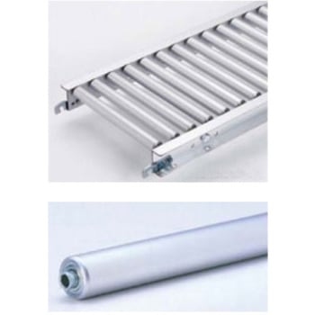 300x2000mm ローラーコンベアー(アルミ製) - エスコ