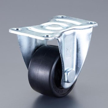 50mm キャスター(固定金具付・低床重荷重) エスコ