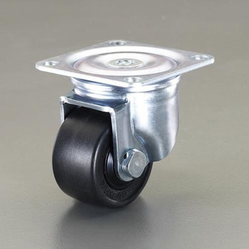 65mm キャスター(自在金具付・低床重荷重) エスコ