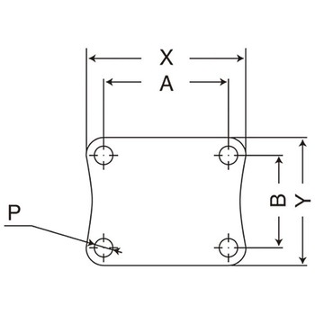 75mm キャスター(自在金具付・低床重荷重) - エスコ