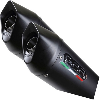 Original For Yamaha Xjr 1200 4Pu/4Rb 1995/97 Pair Homologated スリッポンエキゾースト  Furore Nero GPR Exhaust (ジーピーアールエキゾースト)