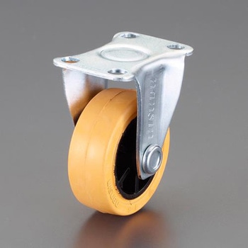 65mm キャスター(固定金具付・静電防止) エスコ