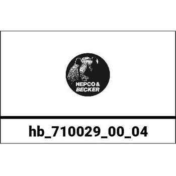 Painted panel recon/anrthacite for topcase Journey 52 HEPCO&BECKER (ヘプコ&ベッカー)
