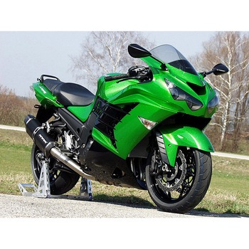 Penta-Tec フルシステムレーシングマフラー 4in2 (VRキャタライザー)   ステンレスブラック for ZZR1400 BODIS (ボディス)