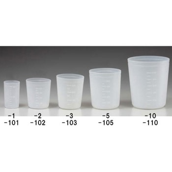 500ml 計量カップ(10個) エスコ