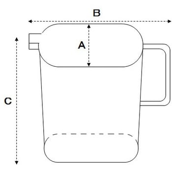 EA991KP-11 250ml 計量カップ(プラスチック製) エスコ 1個