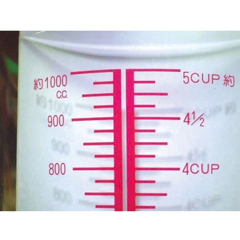 1000ml 計量カップ(プラスチック製) エスコ