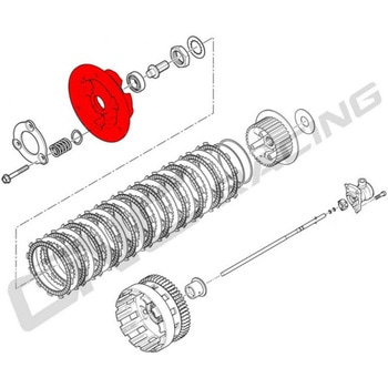 Pressure plate オイルバス クラッチ Ducati Panigale and Streetfighter V4 Gold CNC Racing (シーエヌシーレーシング)