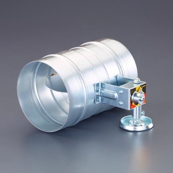 Φ150x132mm 風量調節ダンパー(ウォーム式) エスコ