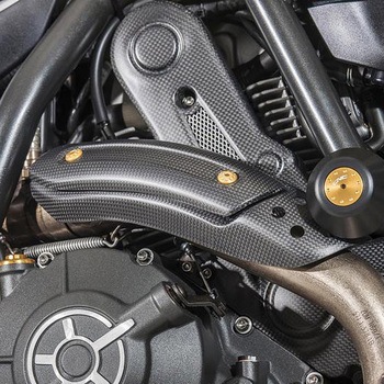 Protection pads for engine frame and fairing Ducati Scrambler - CNC Racing (シーエヌシーレーシング)