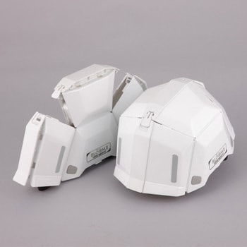 EA998AJ-11 防災用ヘルメット(折りたたみ式/白) 1個 エスコ 【通販