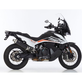 Rac 1 スリップオンエキゾースト (2-1) ブラック Hurric (フリック)