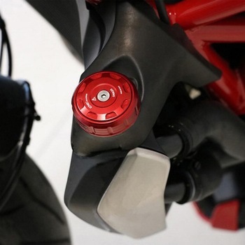 Radiator cap cover Ducati CNC Racing (シーエヌシーレーシング)