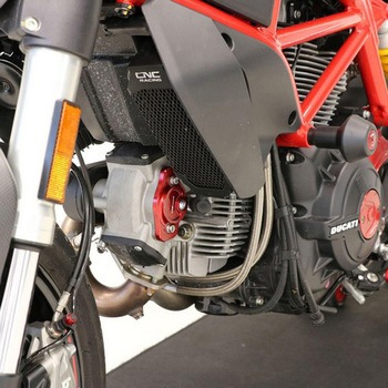 ラジエーターガード Ducati Monster 797 ブラック - CNC Racing (シーエヌシーレーシング)