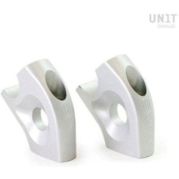 Raised and set back handlebar risers for Bmw nineT Urban GS-Scrambler | 1683 UnitGarage (ユニットガレージ)