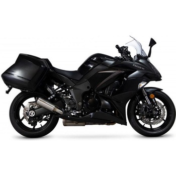 Red Power スリップオン (Pair) ブラッシュドステンレススリーブ (NON EU HOMOLOGATED) Scorpion (スコーピオン)