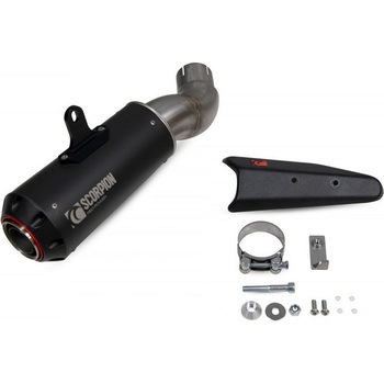 Red Power スリップオン Black Ceramic Coated Sleeve (NON EU HOMOLOGATED) Scorpion (スコーピオン)