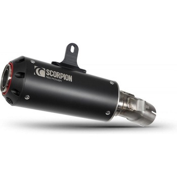 Red Power スリップオン Black Ceramic Coated Sleeve (NON EU HOMOLOGATED) Scorpion (スコーピオン)