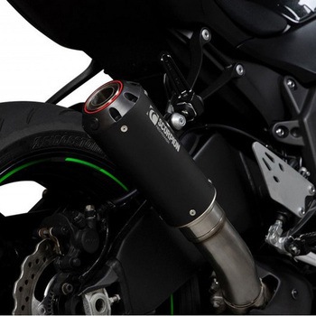 Red Power スリップオン Black Ceramic Coated Sleeve (NON EU HOMOLOGATED) Scorpion (スコーピオン)