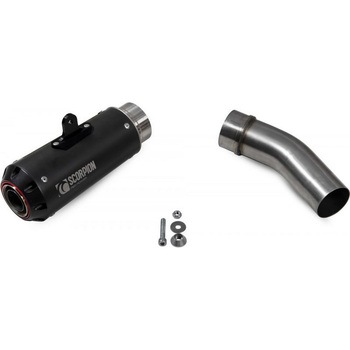 Red Power スリップオン Black Ceramic Coated Sleeve (NON EU HOMOLOGATED) Scorpion (スコーピオン)