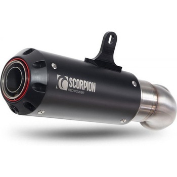 Red Power スリップオン Black Ceramic Coated Sleeve (NON EU HOMOLOGATED) Scorpion (スコーピオン)