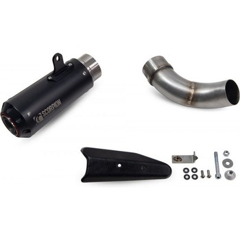 Red Power スリップオン Black Ceramic Coated Sleeve (NON EU HOMOLOGATED) Scorpion (スコーピオン)