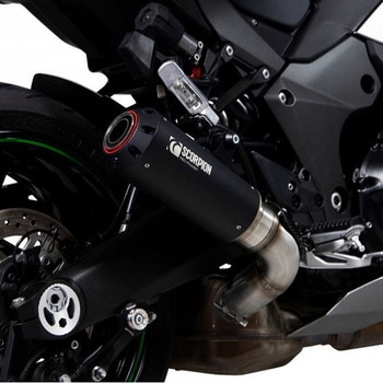 Red Power スリップオン Black Ceramic Coated Sleeve. Fits with panniers (NON EU HOMOLOGATED) - Scorpion (スコーピオン)