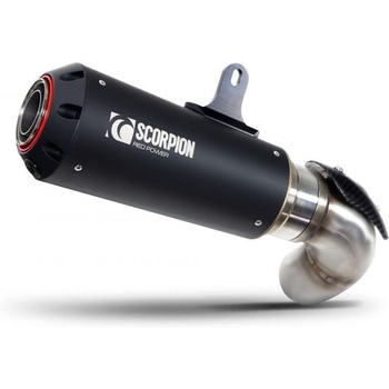 Red Power スリップオン Black Ceramic Coated Sleeve. Fits with panniers (NON EU HOMOLOGATED) - Scorpion (スコーピオン)