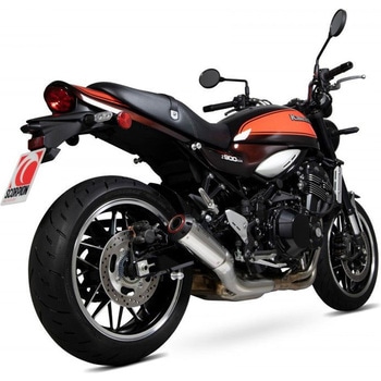 Red Power スリップオン Polished Stainless Steel Sleeve (NON EU HOMOLOGATED) - Scorpion (スコーピオン)