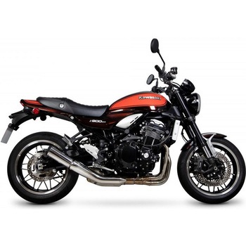 Red Power スリップオン Polished Stainless Steel Sleeve (NON EU HOMOLOGATED) - Scorpion (スコーピオン)