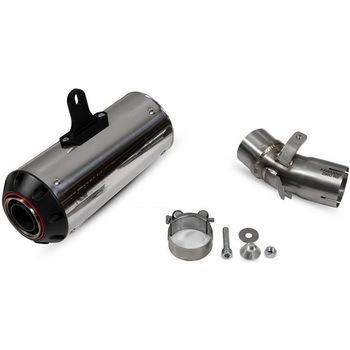 Red Power スリップオン Polished Stainless Steel Sleeve (NON EU HOMOLOGATED) - Scorpion (スコーピオン)