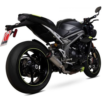 Red Power スリップオン チタンスリーブ (NON EU HOMOLOGATED) Scorpion (スコーピオン)
