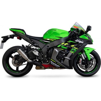 Red Power スリップオン ブラッシュドステンレススリーブ (NON EU HOMOLOGATED) - Scorpion (スコーピオン)