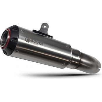 Red Power スリップオン ブラッシュドステンレススリーブ (NON EU HOMOLOGATED) Scorpion (スコーピオン)