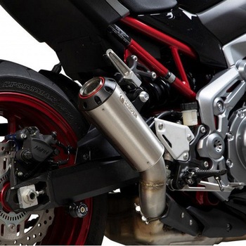 Red Power スリップオン ブラッシュドステンレススリーブ (NON EU HOMOLOGATED) Scorpion (スコーピオン)